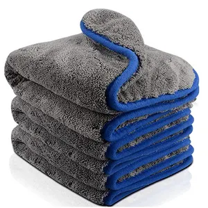 Koraal Fleece Ultra Zachte Sterke Absorberende Handdoek Microfiber Auto Wassen Handdoek Microfiber Sneldrogende Auto Handdoek