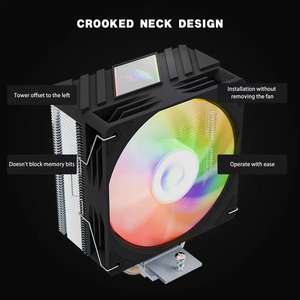 Ventilateur de refroidissement CPU <span class=keywords><strong>Cooler</strong></span> <span class=keywords><strong>Master</strong></span> K400, refroidisseur d'air RGB, ordinateur PC pour Intel LGA 115X 1200 1366 1700 - Product Image 6