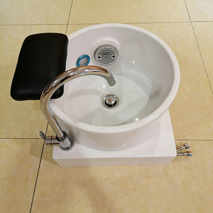 Bañera para Pedicura con Grifo Dorado y Reposacabezas, Tazón para Pedicura de Salón de Uñas, para Uso en Salón de Manicura y Pedicura - Product Image 3