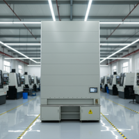 Plataforma Giratoria Vertical Automática, Software WMS de Almacenamiento, Hierro Galvanizado Resistente a la Corrosión, Almacén de Seguridad Duradero