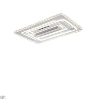 Ventilateur de plafond moderne sans lame avec télécommande à 6 vitesses et LED à intensité variable avec cuivre économe en énergie Fonctionnement silencieux et synchronisation musicale