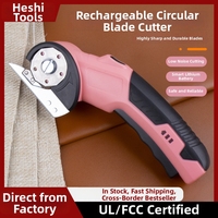 Cutter rotatif électrique sans fil rechargeable, ciseaux électriques pour tissu avec poignée antidérapante pour la découpe du cuir, du tapis et du tissu.