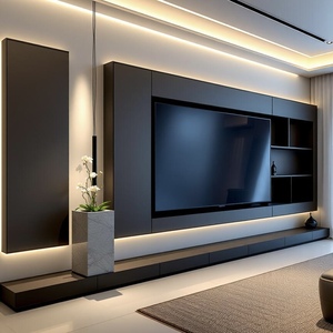 Mobile TV <span class=keywords><strong>Sospeso</strong></span> Moderno Fatto a Mano Minimalista con Vano Contenitore per Soggiorno Appartamento - Product Image 5
