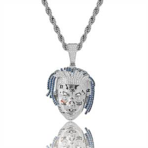 Joyería Hip Hop de Moda al por Mayor: Colgante Horus y Colgante de Águila Sólida con Zirconia 3A, Cadena con Colgante con Incrustaciones de Zirconia - Product Image 6