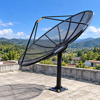 Antena Parabola Satelit Aluminium Mesh C Band 1.5m Prime Focus Tahan Hujan Anti Karat untuk Penerimaan TV Grosir Pabrik