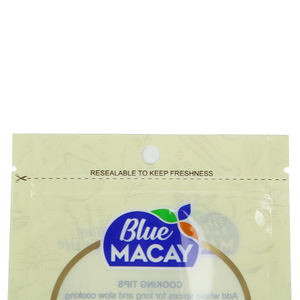 Jendela Bening 100G 250G Kantong Kemasan Bumbu Bumbu Kertas Cetak Kustom Kantong Berdiri Tas Kemasan Makanan untuk Bumbu - Product Image 4