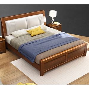 Commercio all'ingrosso di Alta Qualità di Design Moderno King Size Letto In Legno Massello - Product Image 1