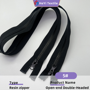 <span class=keywords><strong>Fermeture</strong></span> à glissière à double ouverture en résine <span class=keywords><strong>de</strong></span> haute qualité 5 # pour sacs vêtements chaussures Textiles <span class=keywords><strong>de</strong></span> maison bonne valeur - Product Image 1