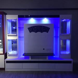 Phòng Khách Sang Trọng <span class=keywords><strong>TV</strong></span> Đứng Nội Thất Gỗ Góc Tường <span class=keywords><strong>TV</strong></span> Đơn Vị Cho Hội Trường - Product Image 4