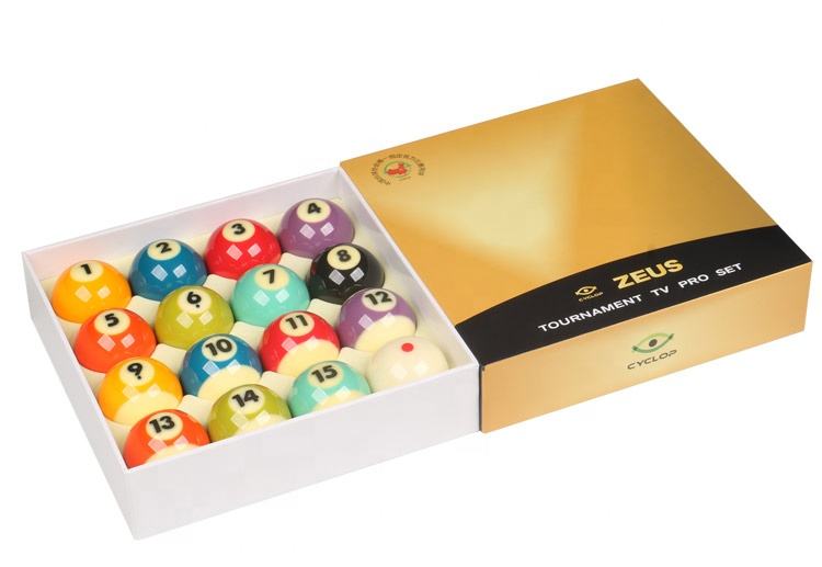 High Stretch Phenolic Resin CYCLOP ZEUS TV PRO 16 PCS Billiard