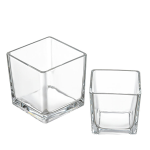 Vase carré <span class=keywords><strong>en</strong></span> <span class=keywords><strong>verre</strong></span> transparent pour hydroponie, <span class=keywords><strong>pot</strong></span> <span class=keywords><strong>de</strong></span> culture, porte-bougie <span class=keywords><strong>en</strong></span> <span class=keywords><strong>verre</strong></span> pour aromathérapie florale – Vente <span class=keywords><strong>en</strong></span> gros usine - Product Image 1
