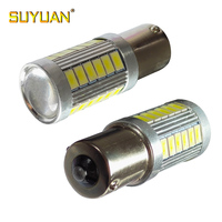 Feux de freinage et clignotants les plus vendus 1156 1157 7440 7443 3156 3157 Canbus S25 P21/5W 5630 33smd Ampoule LED pour voiture