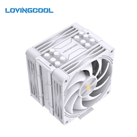 LOVINGCOOL CPU Cooler Fan 12cm ARGB Tower 6 Copper Pipe Mirror Light Radiator Factory Direct Stock OEM Intel AMD Gaming Desktop