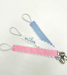 Clip per <span class=keywords><strong>ciuccio</strong></span> con nastro monogrammato per bambini e bambine porta <span class=keywords><strong>ciuccio</strong></span> personalizzato <span class=keywords><strong>regalo</strong></span> per bambini - Product Image 1