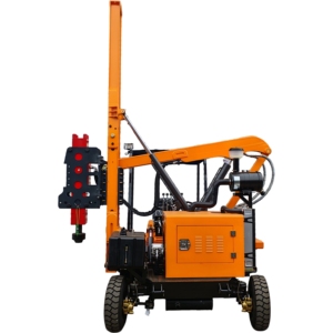 Pala perforatrice per guardrail con motore a pompa per tutti i terreni, a risparmio energetico, per siti di lavoro difficili, fattorie, ranch e condizioni del terreno irregolari - Product Image 5