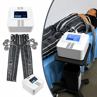 Appareil de drainage lymphatique pour salon de beauté, machine de massage des jambes avec chaleur et modes multiples, analyse de la peau
