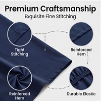 Parure de draps en microfibre douce de qualité supérieure 90 GSM, style moderne et minimaliste, pour lit double, directement de l'usine, faible MOQ