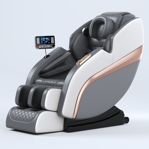 2025 lujo Ai música <span class=keywords><strong>Shiatsu</strong></span> cuerpo completo 4D gravedad cero 5D silla masaje mejor calidad moderna silla de masaje de presión de aire - Product Image 1