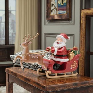 Gấu ông già Noel búp bê quà tặng năm mới giáng sinh trang trí Handmade giáng sinh trang trí cây thông giáng sinh Búp bê người tuyết tuần lộc - Product Image 5