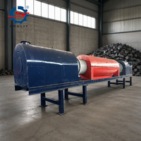 Équipement de carbonisation à tambour continu entièrement automatique pour la carbonisation des branches de coquilles de noix de coco