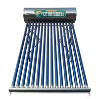 Chauffe-eau solaire à tubes évacués autonome de 150 L, à branchement direct, à économie d'énergie, pressurisé, pour hôtel