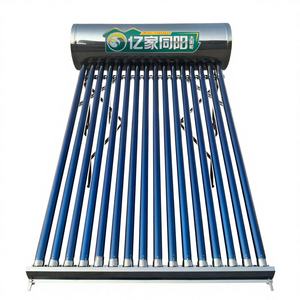 Chauffe-<span class=keywords><strong>eau</strong></span> solaire à haute efficacité en acier inoxydable résistant à la corrosion pour usage domestique et hôtelier Chauffe-<span class=keywords><strong>eau</strong></span> solaire à tubes sous vide - Product Image 1