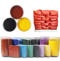 Poudre de pigment d'oxyde de fer inorganique de haute qualité du fabricant, utilisée comme agent colorant pour les matériaux de construction en béton