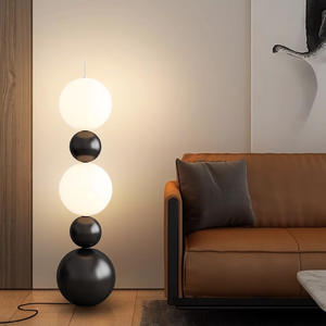 Lampe sur pied en fer en forme de gourde vintage de designer italien, style <span class=keywords><strong>Bauhaus</strong></span>, pour salon, chambre à coucher, canapé, côté canapé - Product Image 1