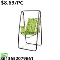 Produit de conception le plus récent mobilier de jardin en plein air suspendu oeuf balançoire chaise
