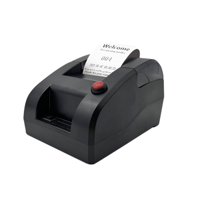 57mm Wireless Thermal Printer Ticket Number Label Ticketing for Queue Call Management System