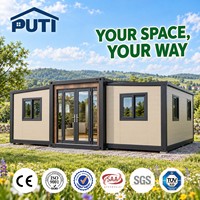 Villa de vacances préfabriquée extensible de luxe, moderne, type pod, pour resort, gîte ou glamping