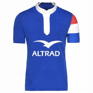 Maillot de <span class=keywords><strong>Rugby</strong></span> Coq Français Domicile et Extérieur T-shirt Polo à Manches Courtes Vêtements de <span class=keywords><strong>Rugby</strong></span> Hommes <span class=keywords><strong>France</strong></span> - Product Image 6