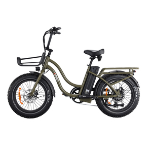 Nouveau Vélo Électrique 2026 de 20 pouces, style Rétro <span class=keywords><strong>Vintage</strong></span>, type Moped, 48V 500W, Fat Tire, Beach Cruiser, pour la neige et le sable, Vélo Électrique - Product Image 4