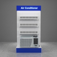 Support d'affichage sur mesure pour climatiseur autonome, en métal robuste, pour l'exposition d'appareils électroménagers et de climatiseurs