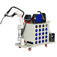 Robot collaboratif industriel robuste pour la soudure avec bras robotisé à 6 axes, 1400 mm de long, et refroidisseur