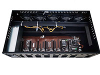 Boîtier GPU haute efficacité 8 pour GPU 3090/3080/3300W boîtier de serveur 70mm avec ventilateur ATX facteur de forme Type de rack produits en Stock
