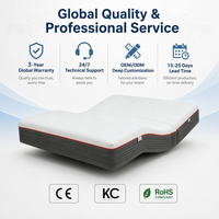 Matelas électrique intelligent pour soins à domicile avec intervention anti-ronflement, mode d'aide au sommeil, commande vocale, positions mémoire, directement de l'usine