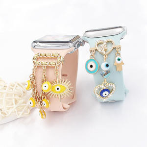 Dijes de banda de esmalte duro personalizados para pulsera, cuentas decorativas de Metal con pata de pata para reloj inteligente, accesorios para <span class=keywords><strong>Apple</strong></span> <span class=keywords><strong>Watch</strong></span> - Product Image 3