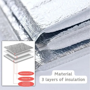 3 lớp cách nhiệt tự dính nhiệt cách điện kim loại bong bóng Hộp lót nhiệt cách điện bưu phẩm bọt gửi thư Túi - Product Image 3