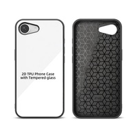 Sunyee Vente en gros de coques de téléphone pour iPhone 16e avec verre trempé TPU, coque de téléphone vierge pour sublimation