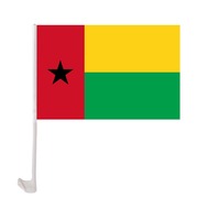 Drapeau de voiture personnalisé Nx Haïti Coupe du monde de football Drapeau national 30x45cm Drapeau de voiture Impression numérique Polyester Drapeaux pour voitures