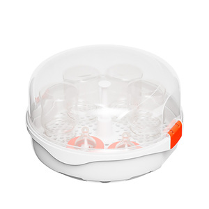 Plateau personnalisé <span class=keywords><strong>Stérilisateur</strong></span> à vapeur manuel en PP emballé OEM Forme de <span class=keywords><strong>biberon</strong></span> à <span class=keywords><strong>micro</strong></span>-ondes Vitesse à débit lent imprimé gratuitement - Product Image 1