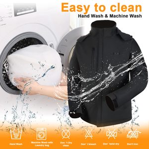 Veste chauffante rechargeable par USB, vestes chauffantes d'hiver pour hommes et femmes, vêtements chauds, manteau chauffant à capuche - Product Image 5
