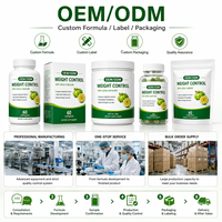 Complément Alimentaire Végétalien OEM/ODM pour le Contrôle du Poids Adulte, à base de Garcinia Cambogia, pour la Régulation de l'Appétit et le Soutien du Métabolisme, 60 Capsules