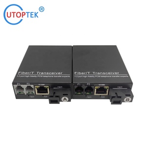 2-Cổng FXO/FXS RJ45 Điện Thoại Thoại Và Ethernet Chuyển Đổi Analog Điện Thoại Để Pbx Qua IP Mạng Sợi Quang Công Nghệ - Product Image 4