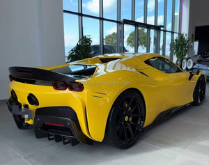 ชุดแต่งคาร์บอนไฟเบอร์แห้งสำหรับ Ferrari SF90 รุ่น SF90 NT-style  พร้อมดิฟฟิวเซอร์อากาศด้านหน้าและช่องรับอากาศด้านข้าง - Product Image 6