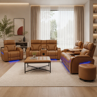 Canapé inclinable électrique haute performance avec haut-parleur intégré, structure confortable et durable