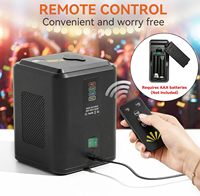 Mini projecteur de scène pour événements, télécommande, 6-10 pieds de hauteur, montage au sol, indice de protection IP33, pour mariages et fêtes d'anniversaire