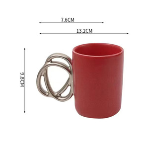Upclayhome 300ml sứ <span class=keywords><strong>Mug</strong></span> chất lượng tốt nhất sứ cà phê xoắn xử lý <span class=keywords><strong>Mug</strong></span> - Product Image 3