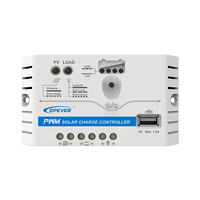 Contrôleur de charge solaire PWM EPEVER 5A 10A 20A 30A 12V 24V LS-E(U) Landstar-EU Port USB